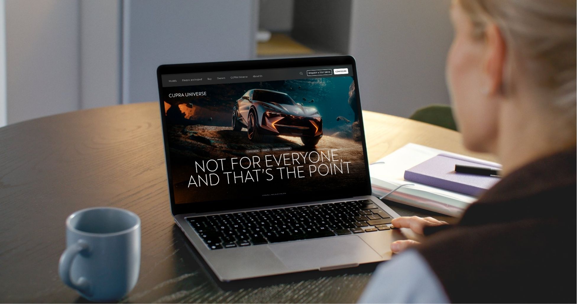 CUPRA web and app